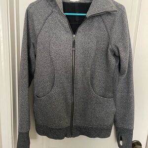 lululemon athletica Gray Zip-Up Hoodie